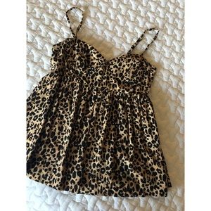 Cheetah Top w/ Built in Bust